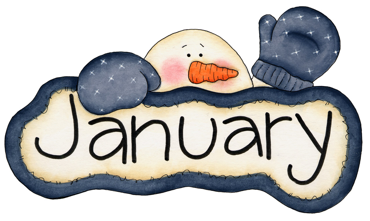 Images: January Border And Frame Clipart #23242 A Teacher's Touch: January Smartboard Calendar Find this Pin and more on Clip Art-Months by Katie Bradley. Month of January Snowman Clip Art Image - the word January in blue and.
